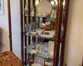 $300 Curio Cabinet.  42w 13d 86h