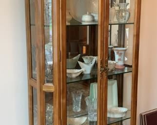 $300 Curio Cabinet.  42w 13d 86h