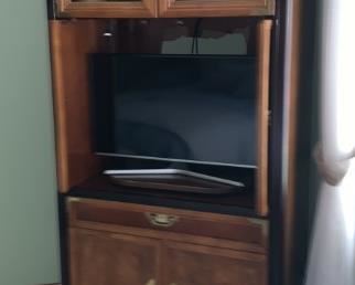 $100 Broyhill Premier Asian Regency Style Armoire Cabinet.   Measures 30w 15d 78h.