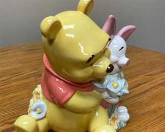 Disney Winnie & Piglet Cookie Jar $40.  ALL COOKIE JARS ARE NEW AND HAVE BOXES!