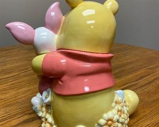 Disney Winnie & Piglet Cookie Jar $40.  ALL COOKIE JARS ARE NEW AND HAVE BOXES!