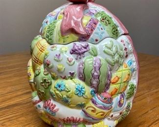 PBC International Easter Egg Cookie Jar $20.  ALL COOKIE JARS ARE NEW AND HAVE BOXES!