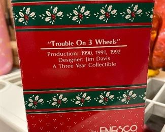 "Trouble on 3 Wheels" Garfield Christmas Ornament $15