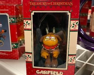 "Deer Garfield" Christmas Ornament $15.00