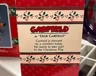 "Deer Garfield" Christmas Ornament $15.00