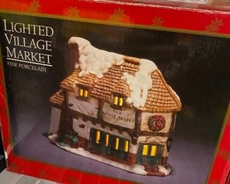 Mervyn's Lighted Village Market $ 15