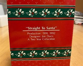 "Straight To Santa"Garfield Christmas Ornament.             $ 10.00