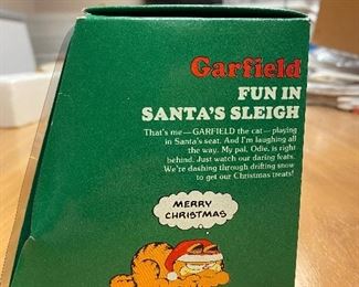 "Fun in Santa's Sleigh" Garfield Christmas Ornament             $ 15.00