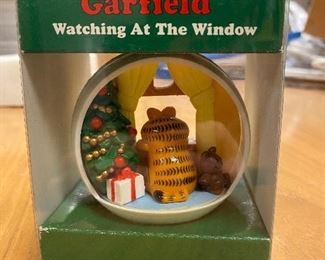 "Watching at the Window" Garfield Christmas Ornament $ 12.00