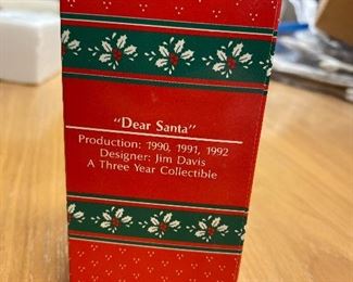 Dear Santa Garfield Ornament $6