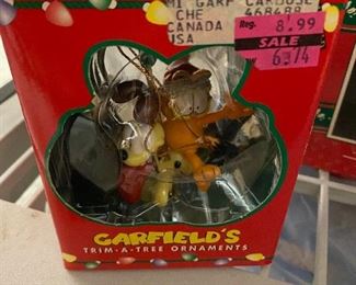 Garfield on Carousal Ornament - $12