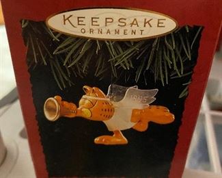 Angel Garfield Ornament - $6