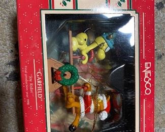 Joy Ridin Garfield Ornament $8