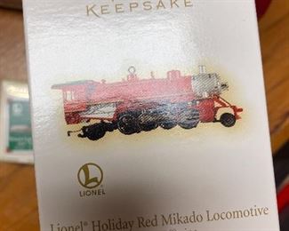 Lionel Holiday Red Mikado Locomotive - $3