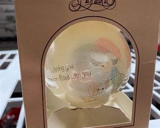 Precious Moment Glass Ornament. $5