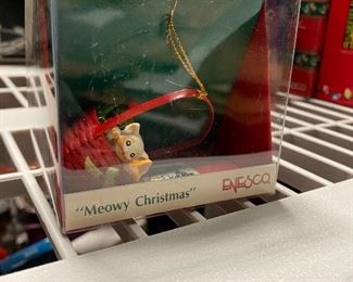 Enesco "Meowy Christmas" Ornament. $4