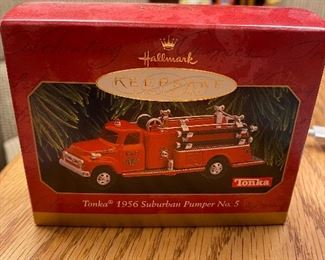 Tonka 1956 Suburban Pumper No 5 Ornament. $8