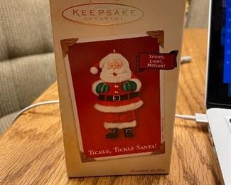 Tickle, Tickle Santa Hallmark Ornament. $6