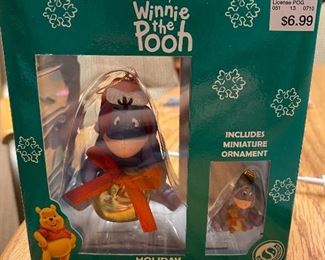 Winnie the Pooh Eeyore Holiday Ornament Set. $6
