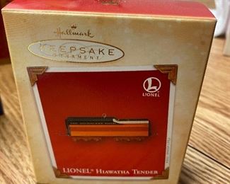 Lionel Hiawatha Tender Hallmark Keepsake Ornament. $4