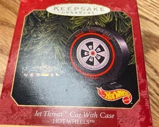 Jet Threat Car with Case Hot Wheels Keepsake Ornament. $6