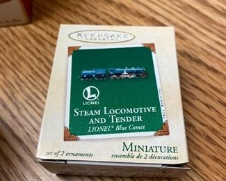 Lionel Blue Comet Keepsake Ornament. $5