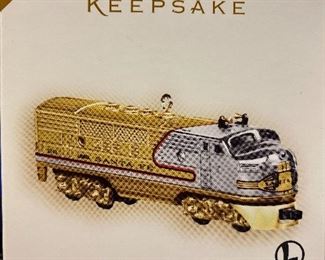 Lionel Santa Fe F3A Diesel Locomotive Hallmark Keepsake Ornament. $10