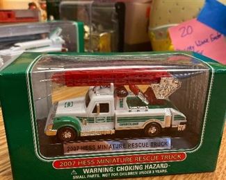 2007 Hess Miniature Rescue Truck. $8