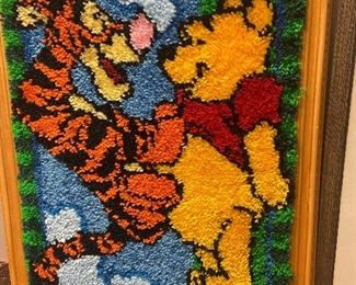 Winnie and Tigger Wall Art $25