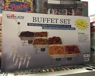 Serve-Rite buffet set $15