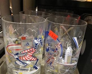 8 disney glasses $8