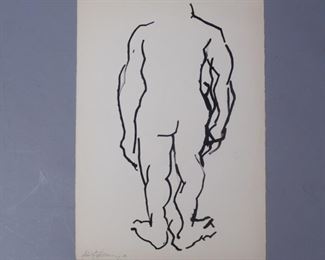 Adolf Benca (1959-present) signed print 