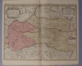 Map of Austria Reiner & Joshua Ottens