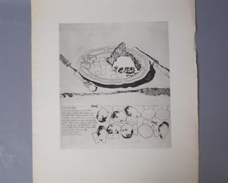 Nadezda Pliskova signed print 1969 #20/29