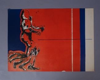 Jozef Jankovic signed double print 1968