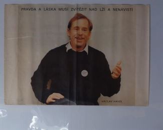Pavel Horejsi & Martin Stollenwerk O.F. Vaclav Havel poster