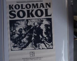 Koloman Sokol exhibition poster December-January 1992-93