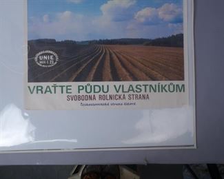 Czech Free Peasants Party voting poster #1
