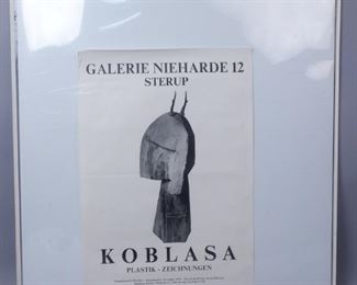 Jan Koblasa German Gallery Poster October-November 1976