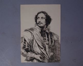 Van Dyck after Armand Durand Etching of Paul Pontius