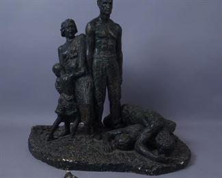 Jo Davidson Sculpture Maquette Lidice Massacre 1942