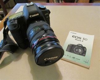 Canon EOS 5D camera & EF-24 70mm zoom lens