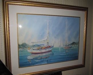 Richard E Williams signed print
