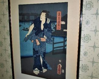 1865 Ukiyo-E woodblock print