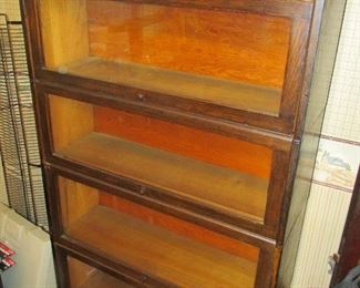 Antique Lundstrom lawyer cabinets