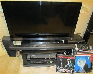 Sony 45" HDTV & Polk soundbar w/subwoofer
