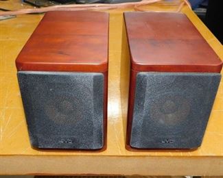 JVC SP-EXA1 Wooden Cone Bookshelf Speakers