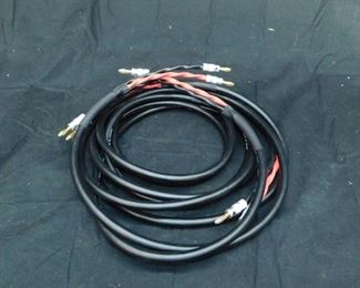(2) 10' Canare Bi-Amp Speaker Wires w/Banana Plugs
