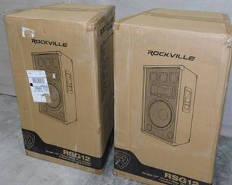 Pair Rockville RSG12 Pro Audio Speakers NEW in Box
