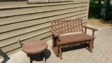 Wood outdoor furniture